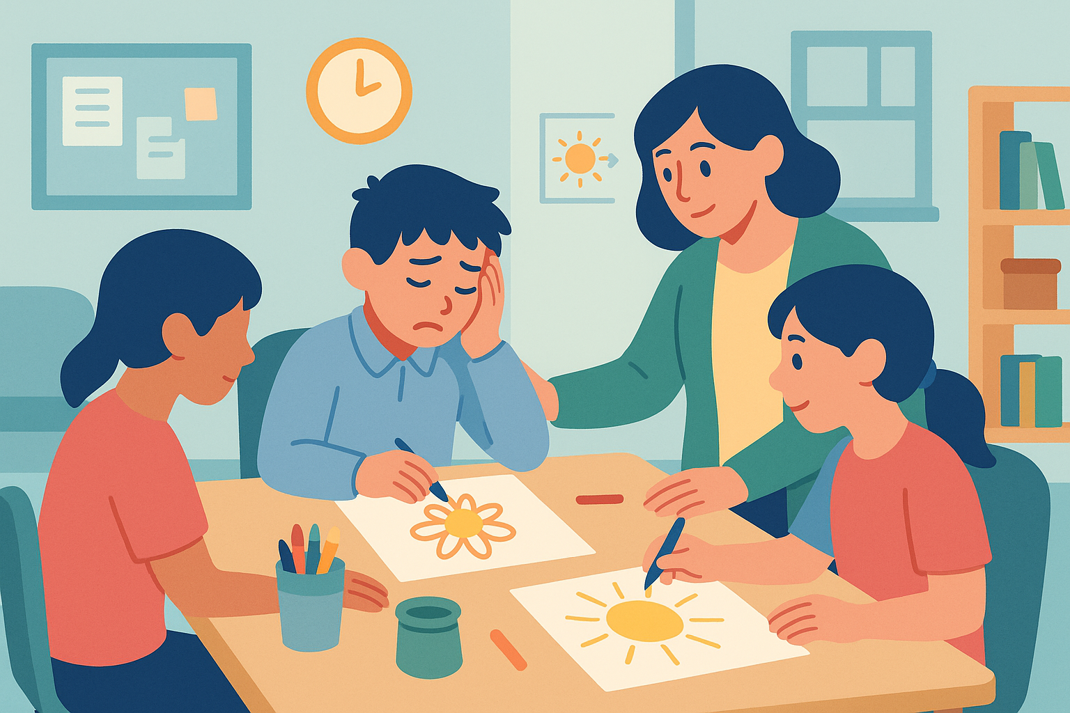 Enhancing Year 6 Transition with Creative Art Therapy for Children